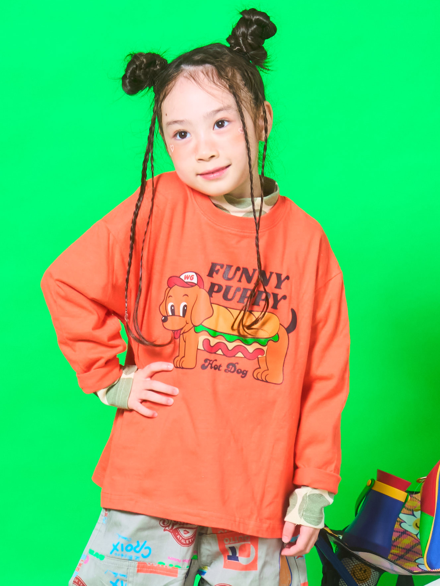 wigglewiggle キッズ 半袖Tシャツ ショートパンツ