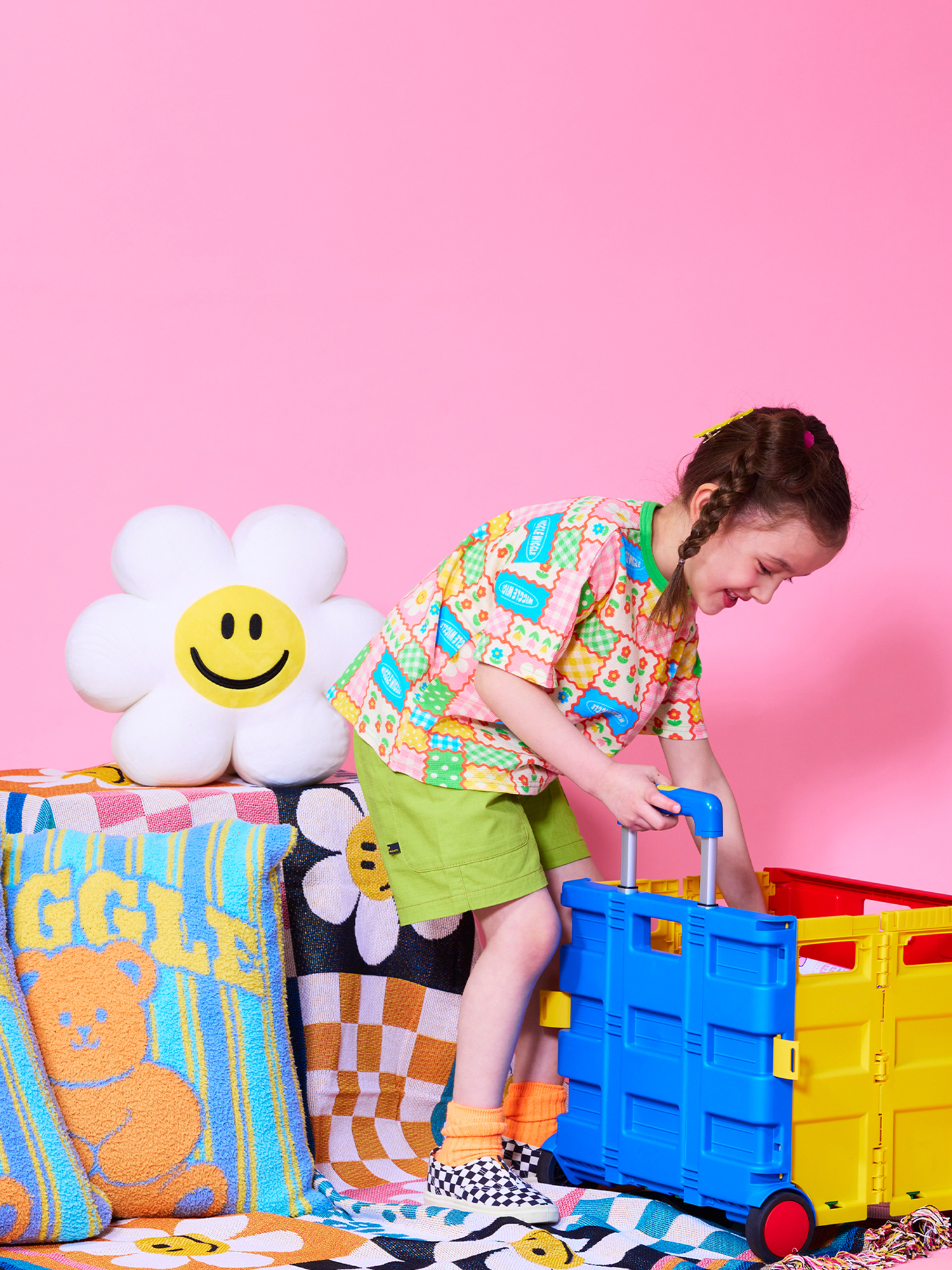 wigglewiggle キッズ 半袖Tシャツ ショートパンツ