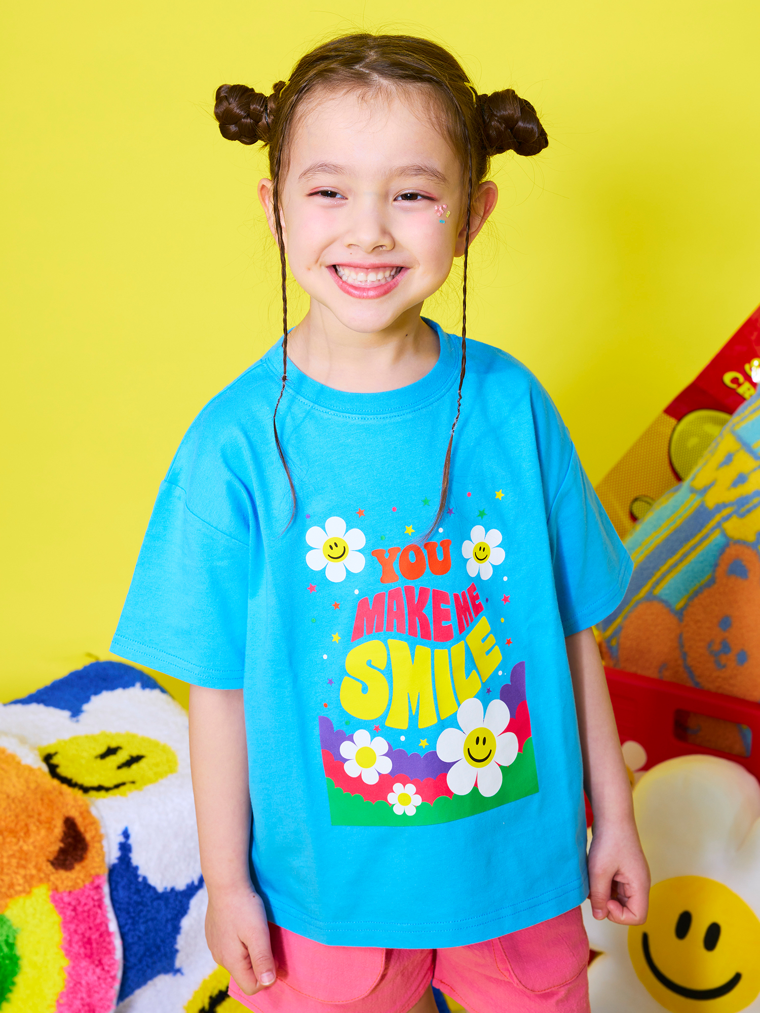 wigglewiggle キッズ 半袖Tシャツ ショートパンツ