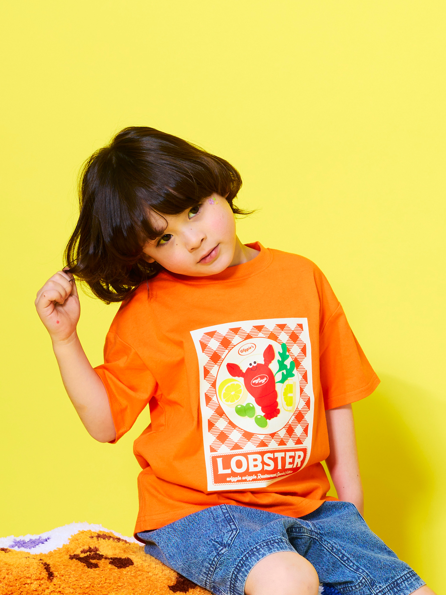 wigglewiggle キッズ 半袖Tシャツ ショートパンツ