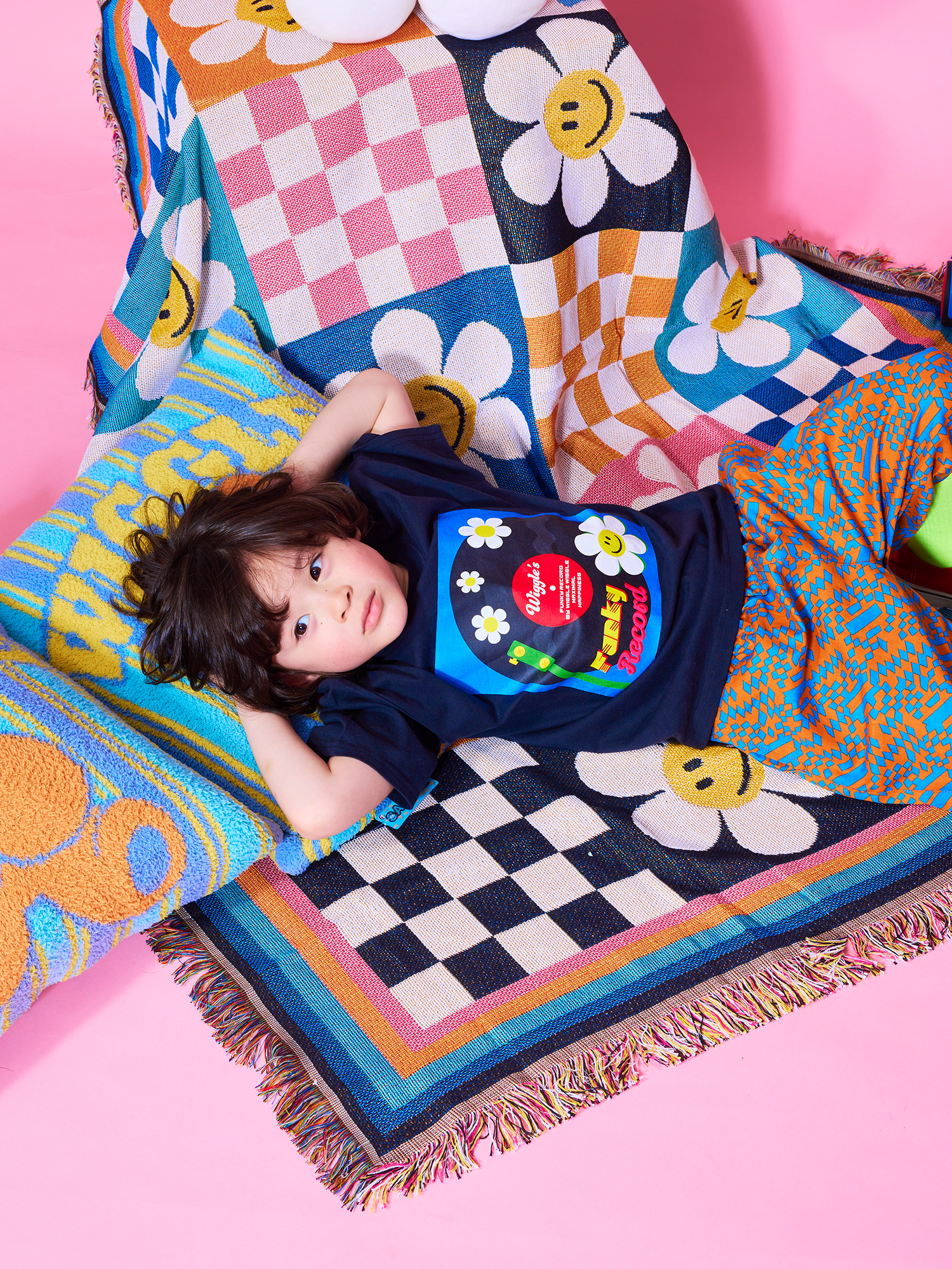 wigglewiggle キッズ 半袖Tシャツ ショートパンツ