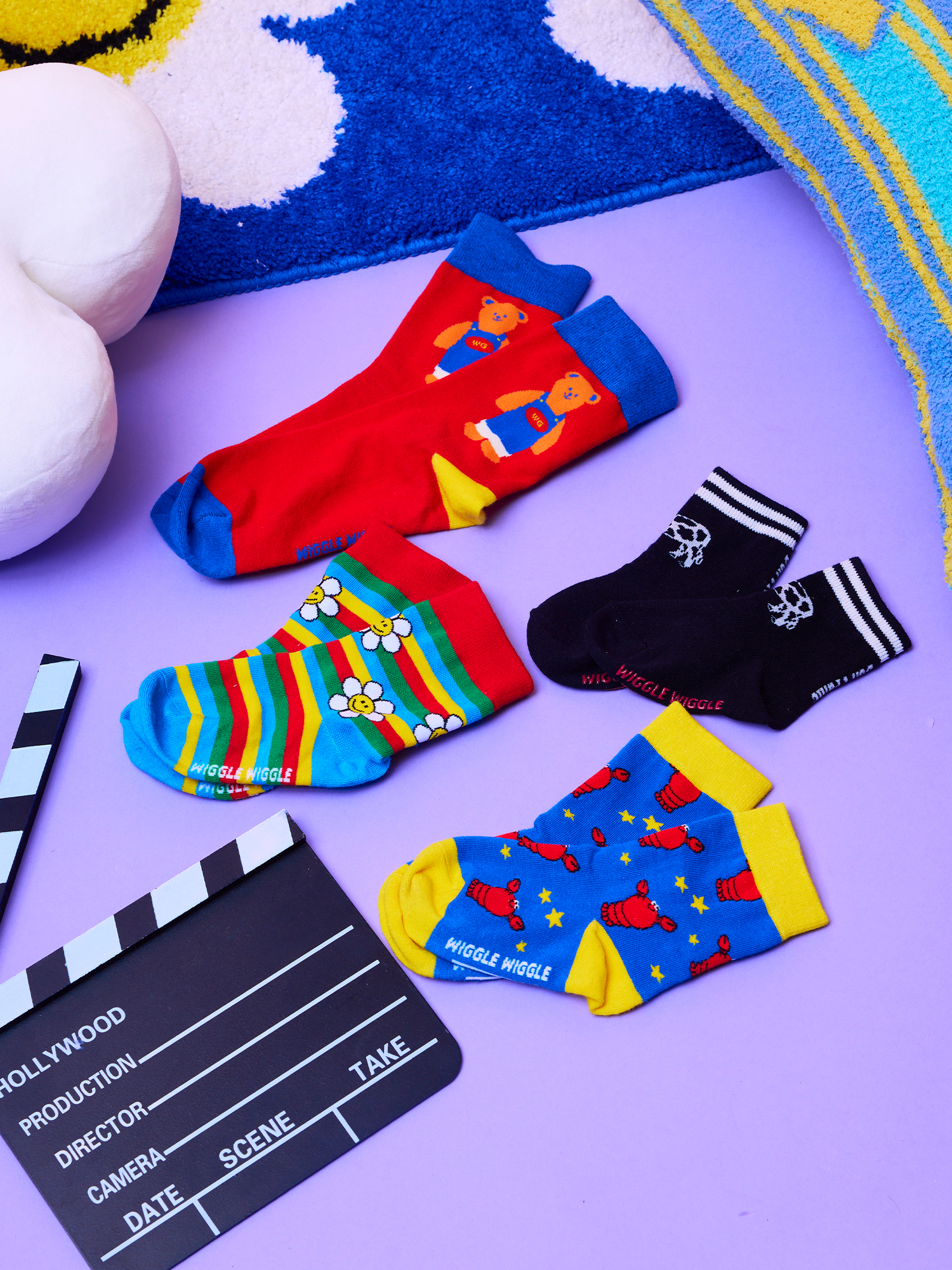 wigglewiggle キッズ 半袖Tシャツ ショートパンツ