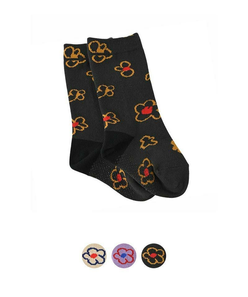 ハイソックスらくがきフラワー (9-13cm) ｜ ファッション雑貨 ｜ 子供