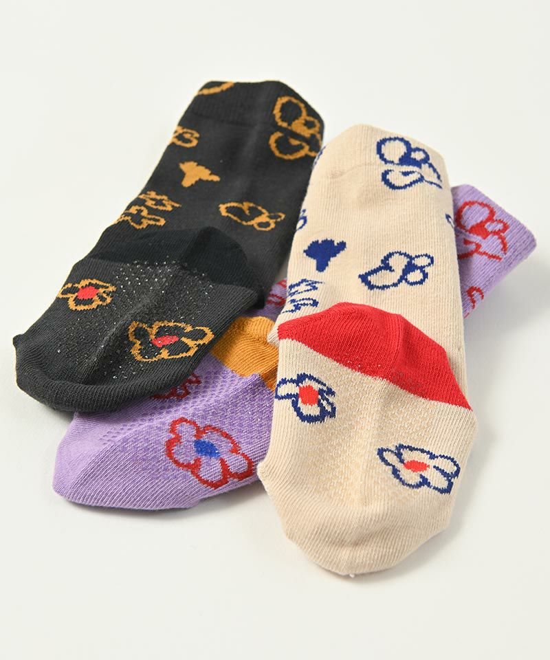 ハイソックスらくがきフラワー (9-13cm) ｜ ファッション雑貨 ｜ 子供