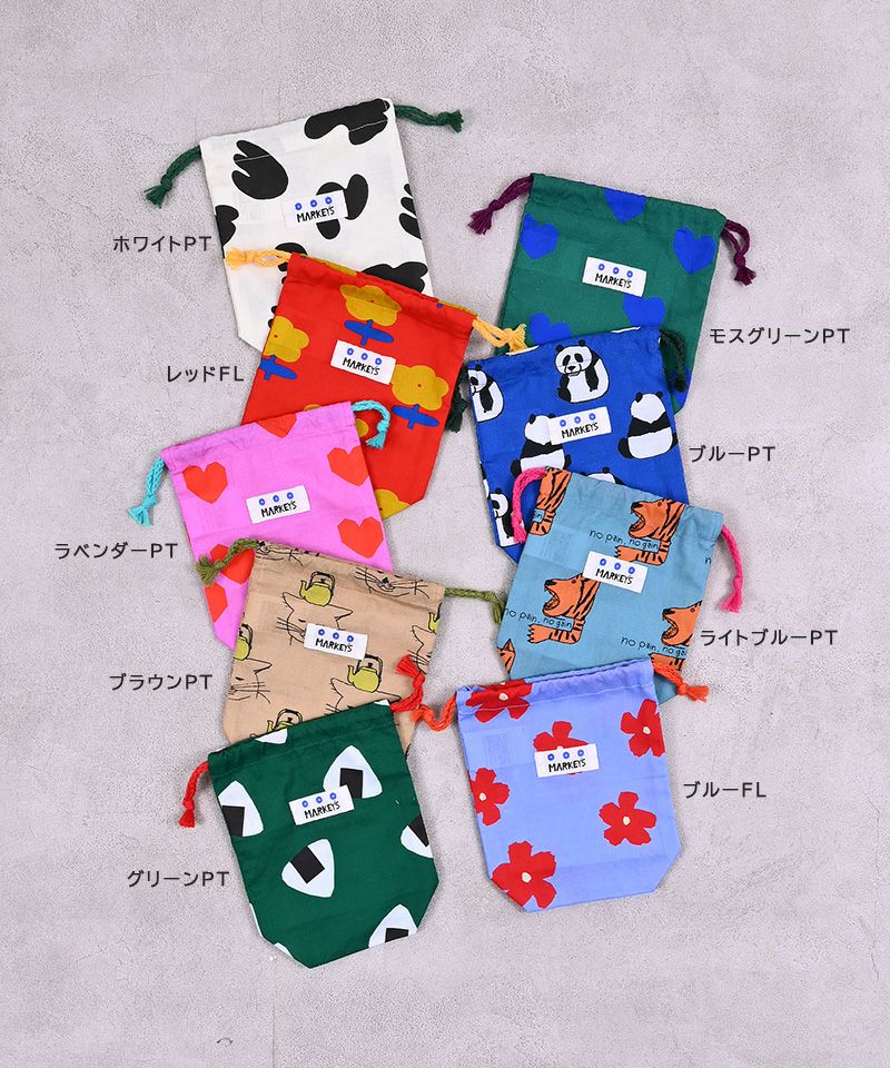 総柄巾着 S ｜ ファッション雑貨 ｜ 子供服のセレクトショップ