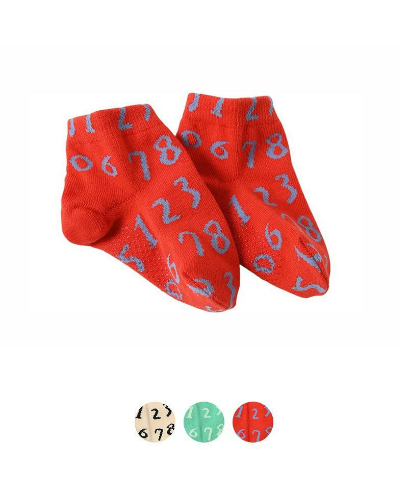 靴下9 ショートクルーソックス ナンバー（9-18cm） ｜ ファッション雑貨