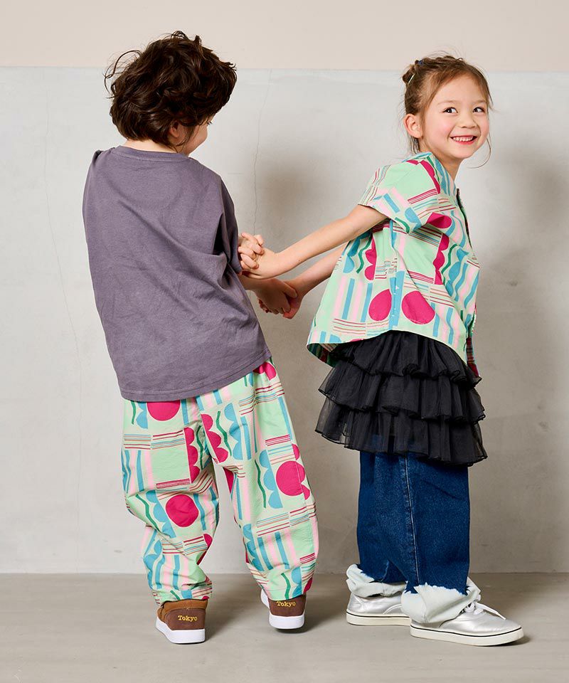 MARKETY'S HOGAN ノースリーブシャツ 黄緑 オーバートップス ｜ トップス ｜ 子供服のセレクトショップ MARKEY'S
