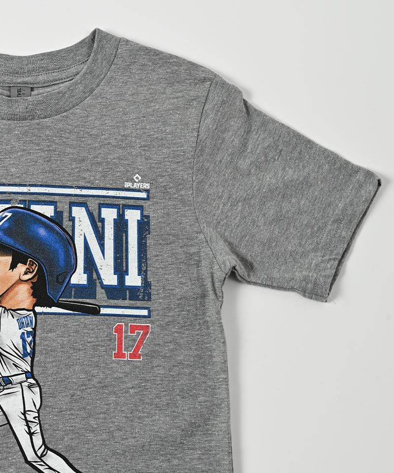 Shohei Ohtani Los Angeles D Cartoon WHT(120～150cm) ｜ トップス
