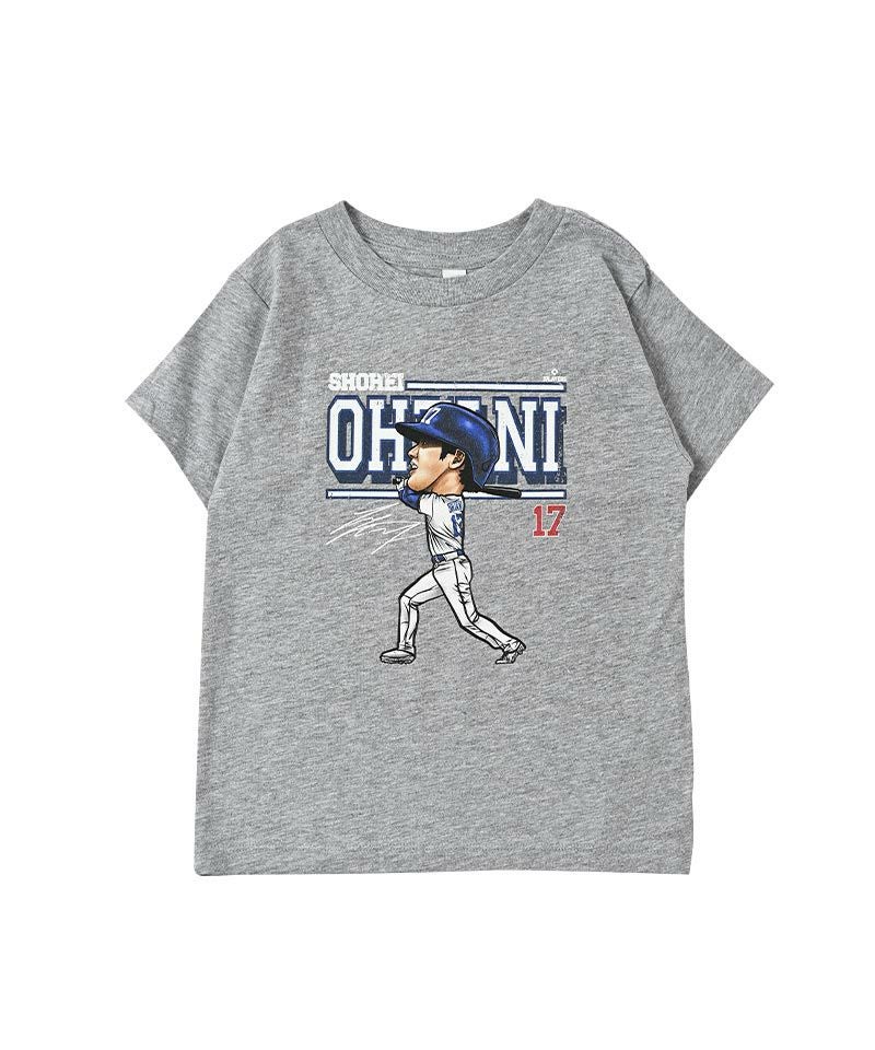 Shohei Ohtani Los Angeles D Cartoon WHT ｜ トップス ｜ 子供服の