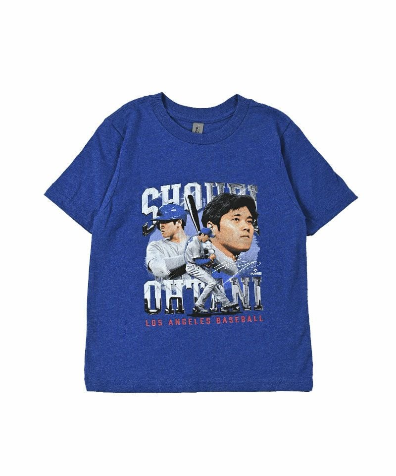 Shohei Ohtani Los Angeles D Cartoon WHT(120～150cm) ｜ トップス