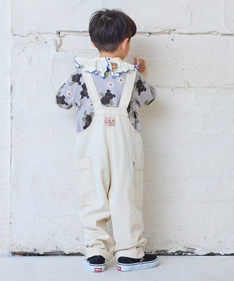 COTTON from U.S.A】ビッグポケットデニムオーバーオール ｜ ボトムス