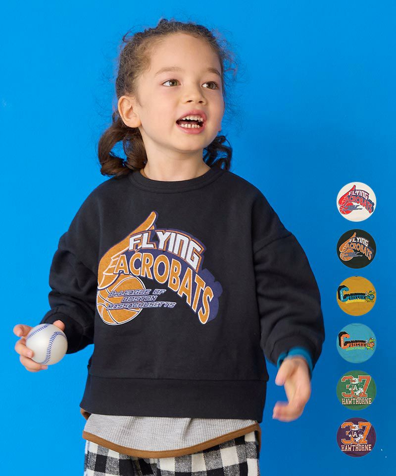 OUTLET】裏毛カレッジトレーナー ｜ トップス ｜ 子供服のセレクト