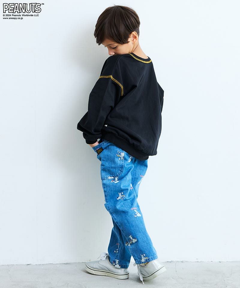 スヌーピービッグポケットデニムパンツ ｜ ボトムス ｜ 子供服の