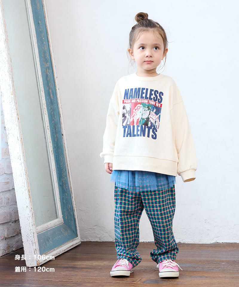 OUTLET】L/S ロックプリントトレーナー ｜ トップス ｜ 子供服の