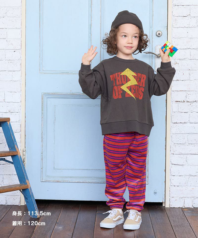 OUTLET】L/S ロックプリントトレーナー ｜ トップス ｜ 子供服の