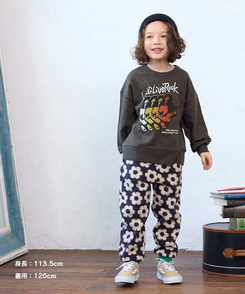 OUTLET】L/S ロックプリントトレーナー ｜ トップス ｜ 子供服の