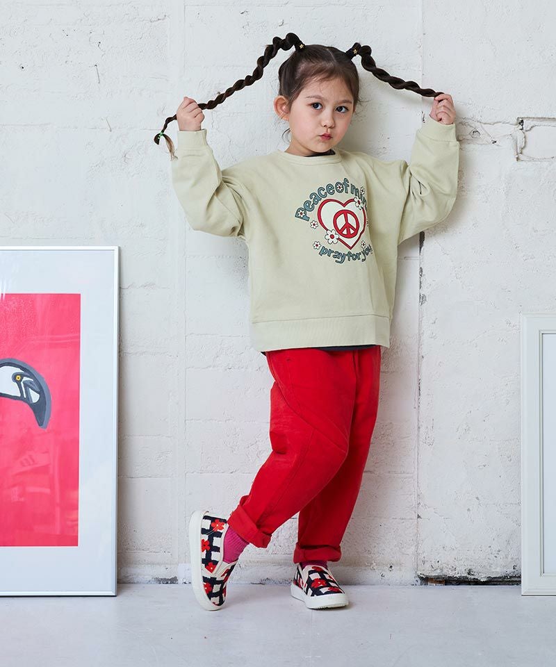 OUTLET】プリントクルーネックスウェット ｜ トップス ｜ 子供服の