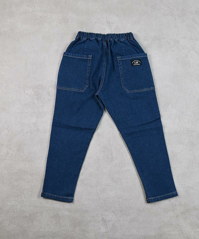 デニムタックロングパンツ ｜ ボトムス ｜ 子供服のセレクトショップ