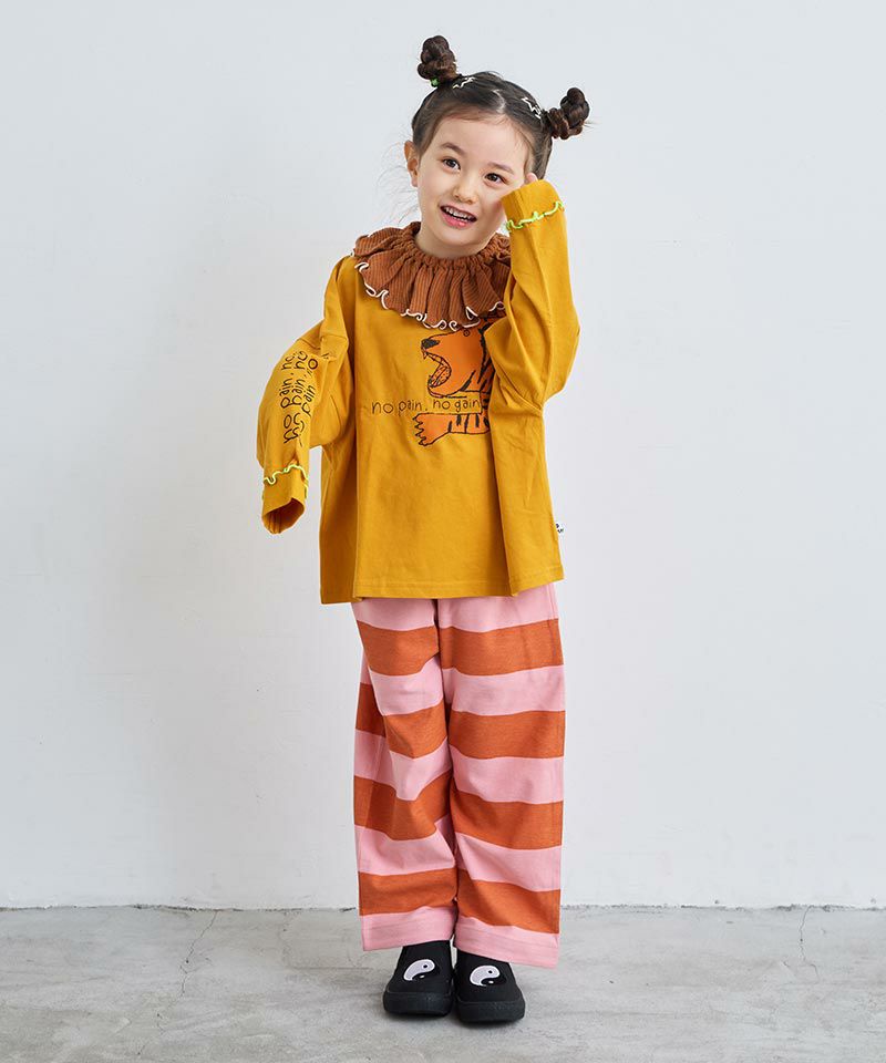 【ぴょん☆】 OUTLET】ソデリブビッグロンT ｜ トップス ｜ 子供服のセレクト