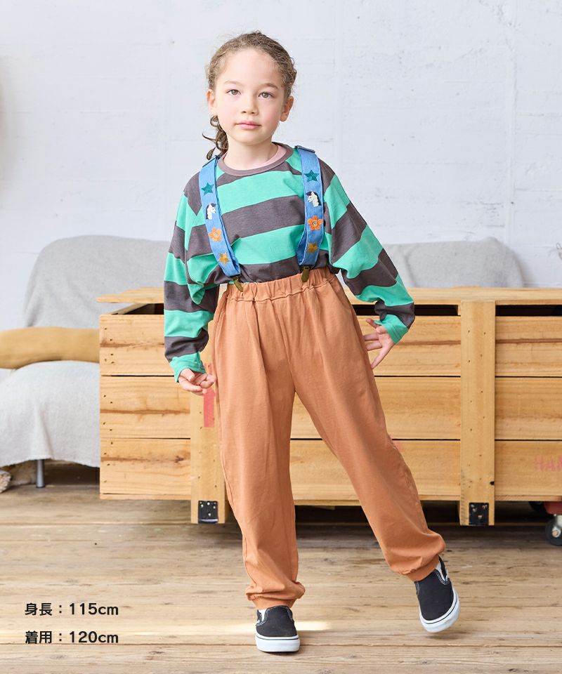 太ボーダーラグランロンティー ｜ トップス ｜ 子供服のセレクト