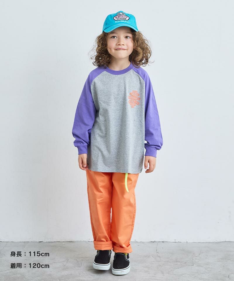 OUTLET】ゼンゴプリントラグランロンティー ｜ トップス ｜ 子供服の