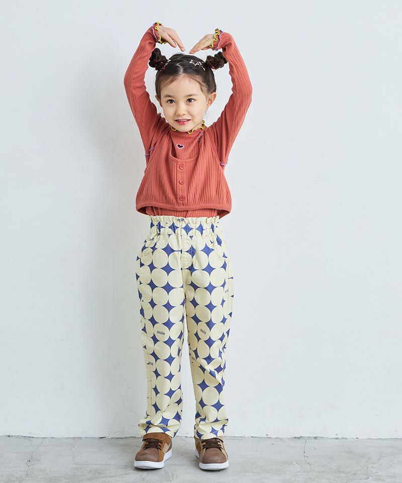 ツイルハイウエストフリルパンツ ｜ ボトムス ｜ 子供服のセレクト