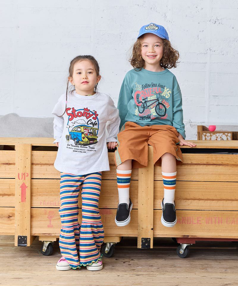 GW SALE】【OUTLET】L/SプリントロンT ｜ トップス ｜ 子供服の