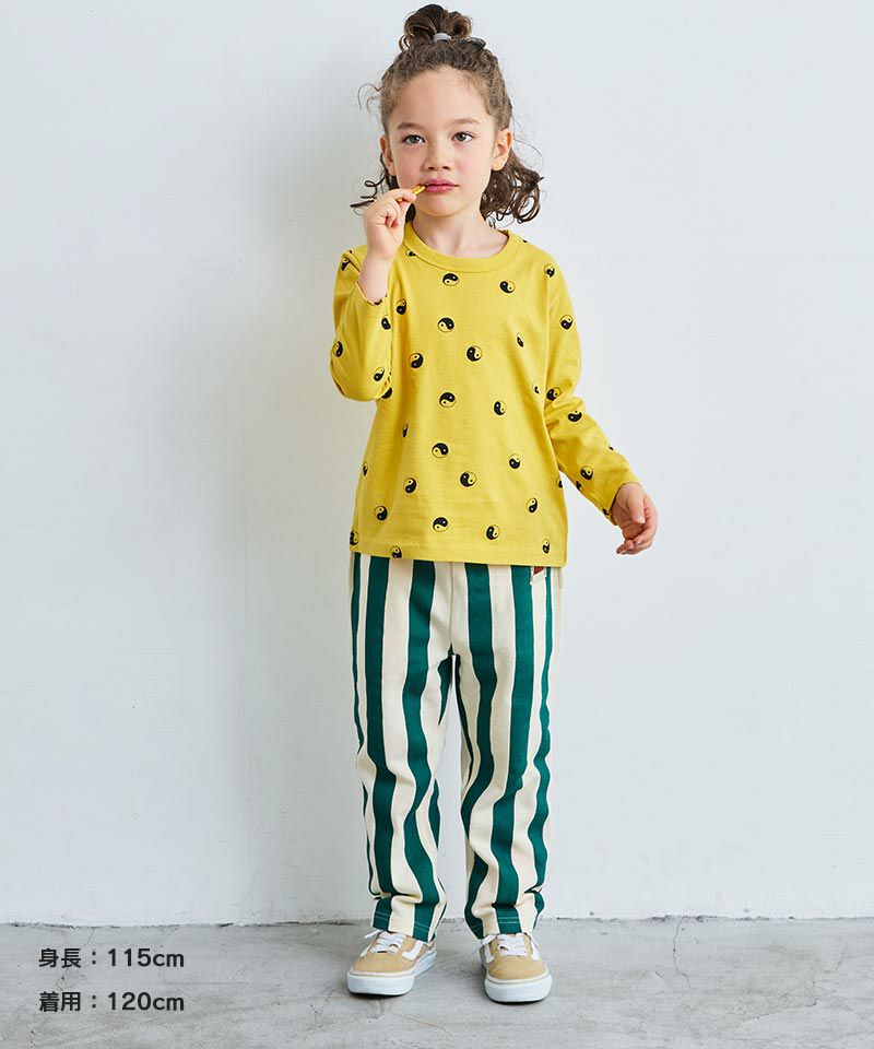 ミニウラケストライプロングパンツ ｜ ボトムス ｜ 子供服のセレクト