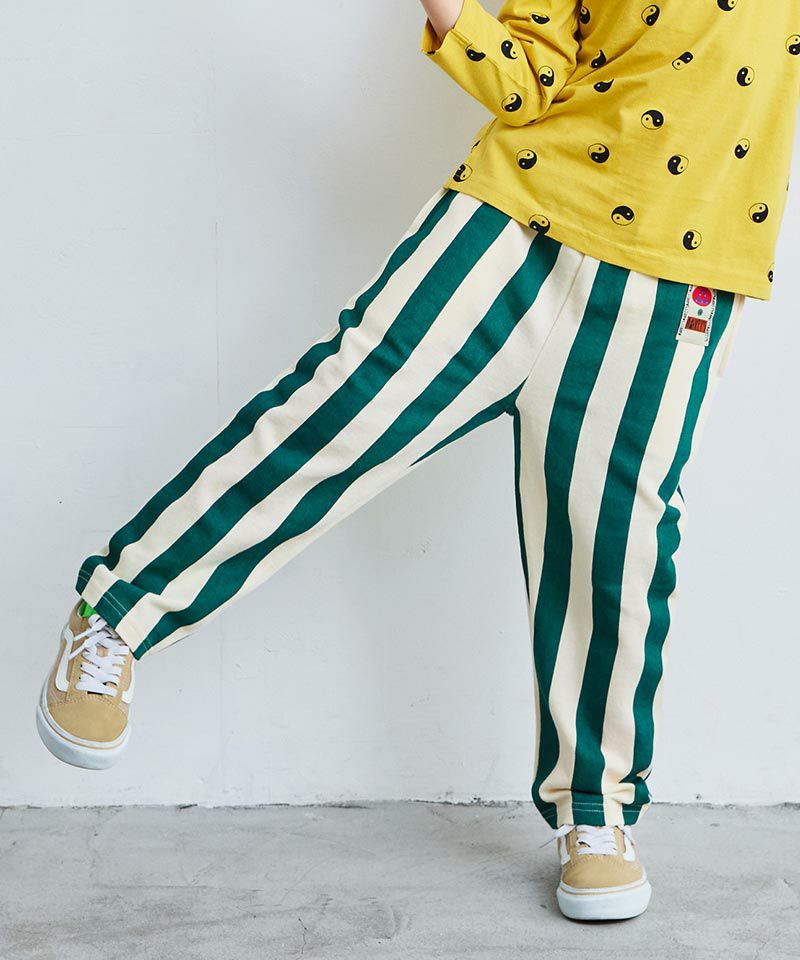 ミニウラケストライプロングパンツ ｜ ボトムス ｜ 子供服のセレクト