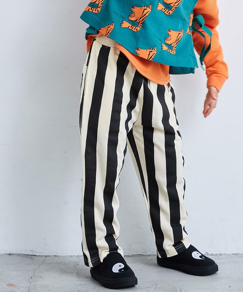 GW SALE】【OUTLET】ミニウラケストライプロングパンツ ｜ ボトムス