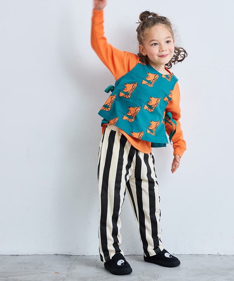 OUTLET】ミニウラケストライプロングパンツ ｜ ボトムス ｜ 子供服の