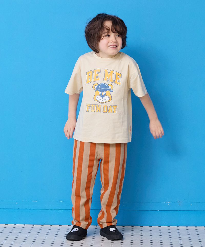 GW SALE】【OUTLET】ミニウラケストライプロングパンツ ｜ ボトムス