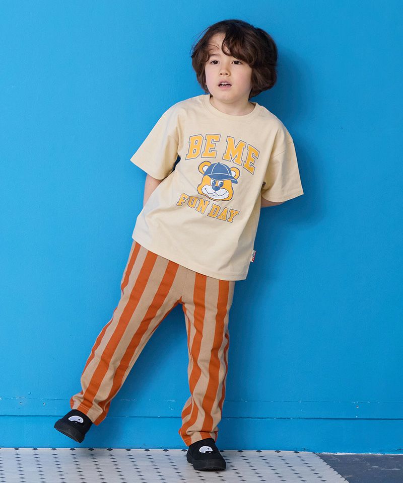 GW SALE】【OUTLET】ミニウラケストライプロングパンツ ｜ ボトムス