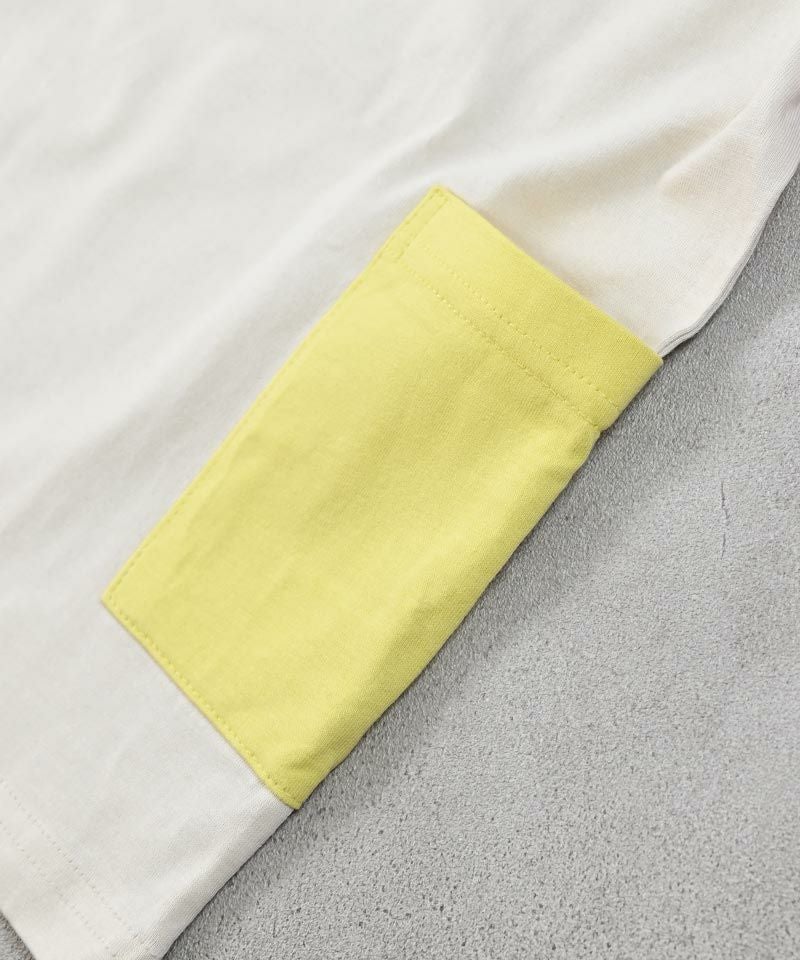 OUTLET】COTTON from U.S.Aサイドポケットロンティー ｜ トップス
