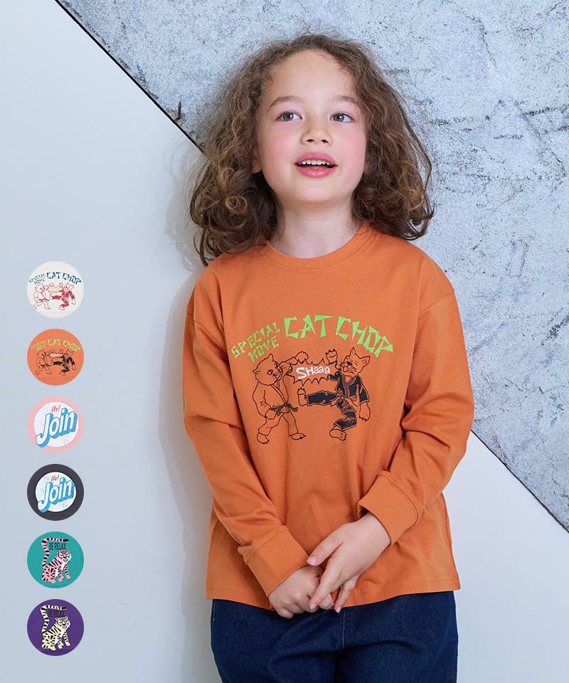 OUTLET】COTTON from U.S.A プリントロンT ｜ トップス ｜ 子供服の