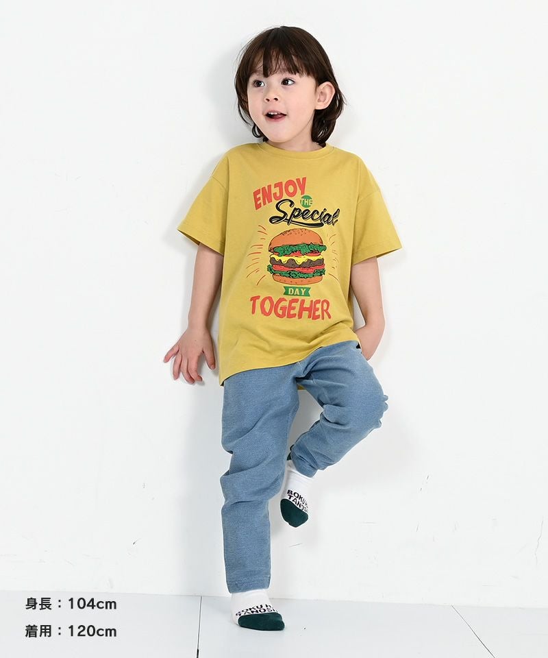 TIME SALE】防汚加工プリント半袖Tシャツ ｜ トップス ｜ 子供服の