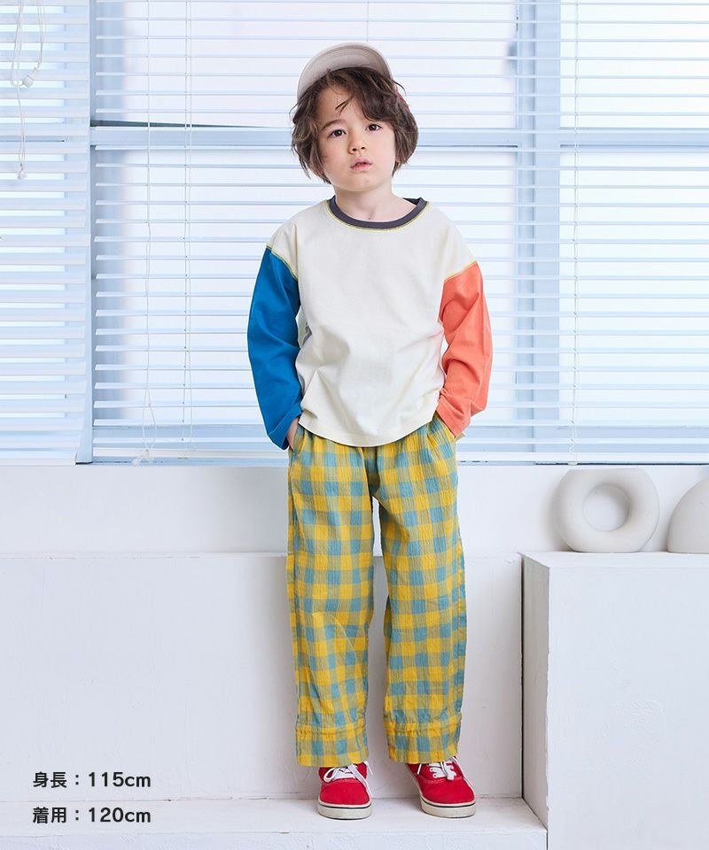 OUTLET】配色ステッチロンT | トップス | 子供服のセレクトショップ OUTLET】配色ステッチロンT | トップス | 子供服のセレクトショップ