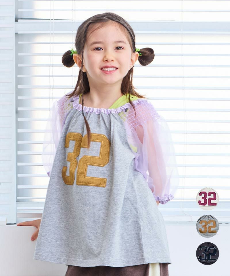 2T バーニーちゃん チュニック TIME SALE】【OUTLET】ナンバリング2WAYチュニック ｜ トップス