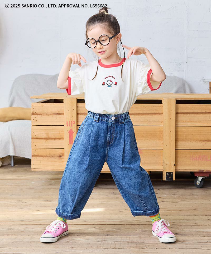 OUTLET】Hello Kitty パフスリーブTシャツ ｜ トップス ｜ 子供服の