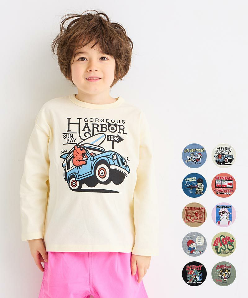 GW SALE】【OUTLET】グラフィックプリントロンT ｜ トップス ｜ 子供服