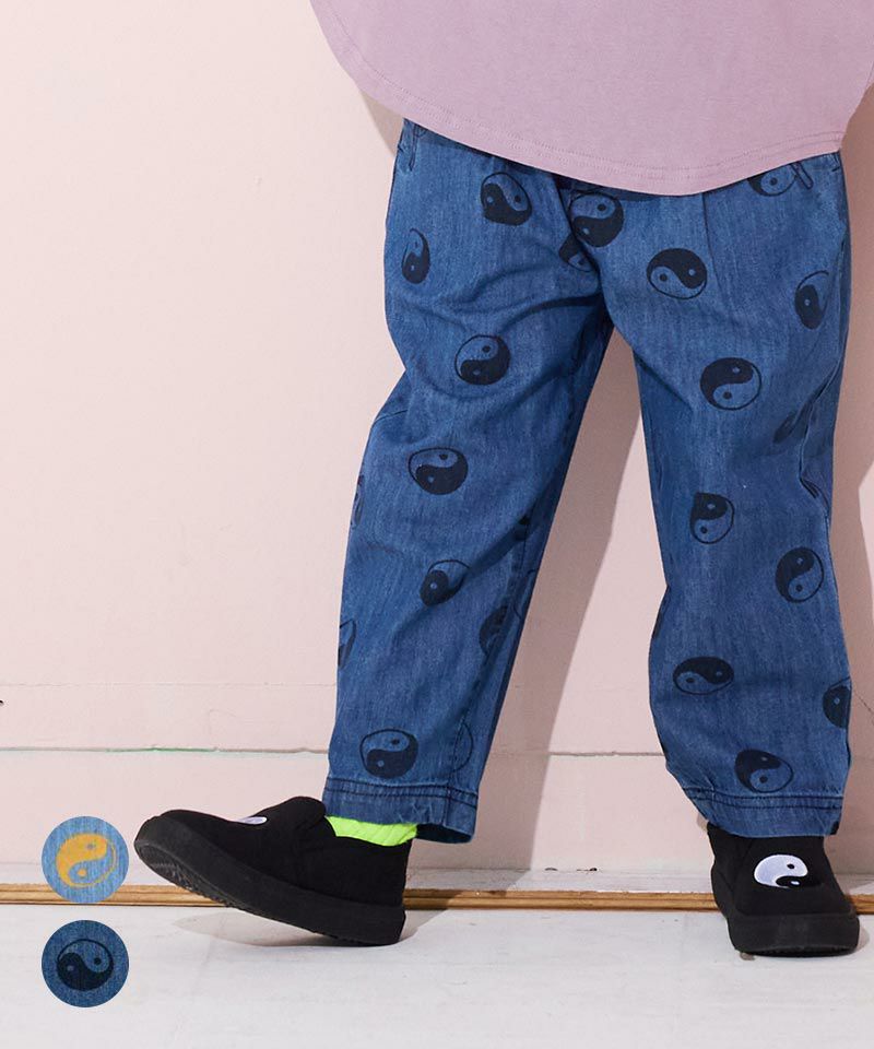 YING-YANGデニムタックイージ－パンツ ｜ ボトムス ｜ 子供服の