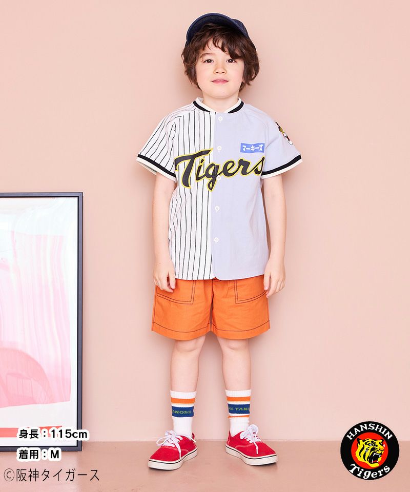 TIME SALE】阪神タイガース ベースボールシャツ ｜ トップス ｜ 子供服