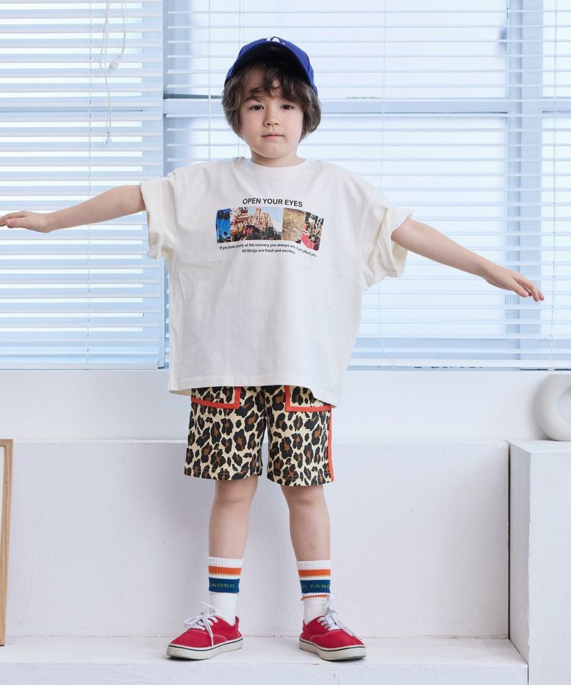 OUTLET】COTTON from U.S.A ビッグシルエットフォトプリントTシャツ
