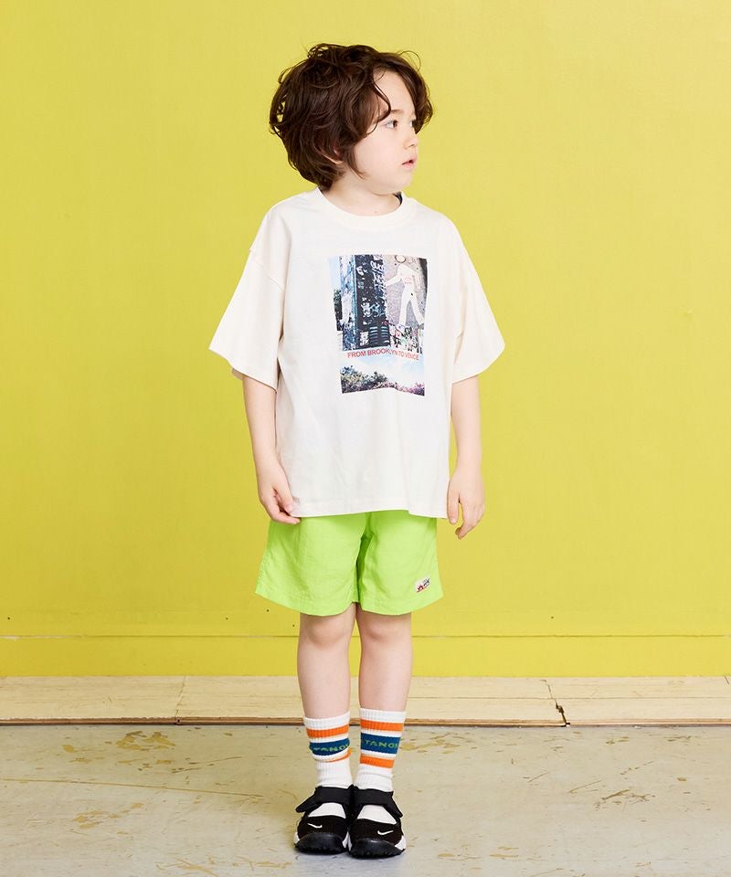 OUTLET】COTTON from U.S.A ビッグシルエットフォトプリントTシャツ