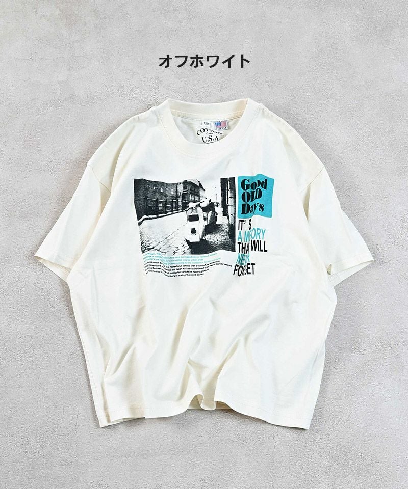 OUTLET】COTTON from U.S.AビッグシルエットプリントTシャツ