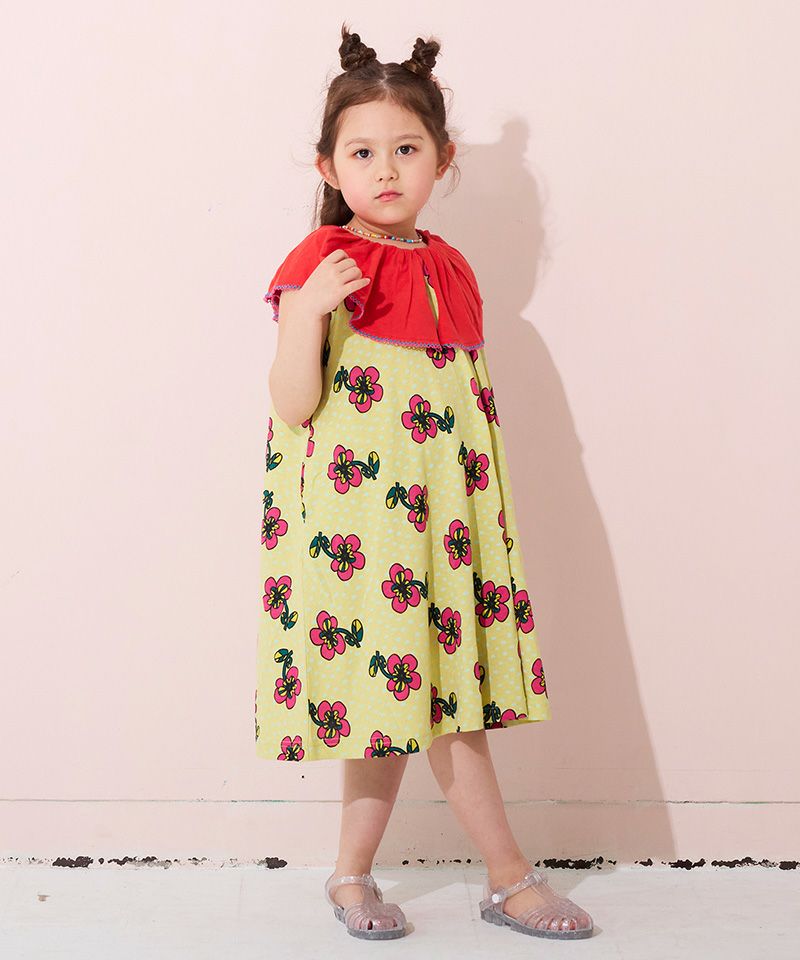 フレアーカラーワンピース ｜ ワンピース ｜ 子供服のセレクトショップ
