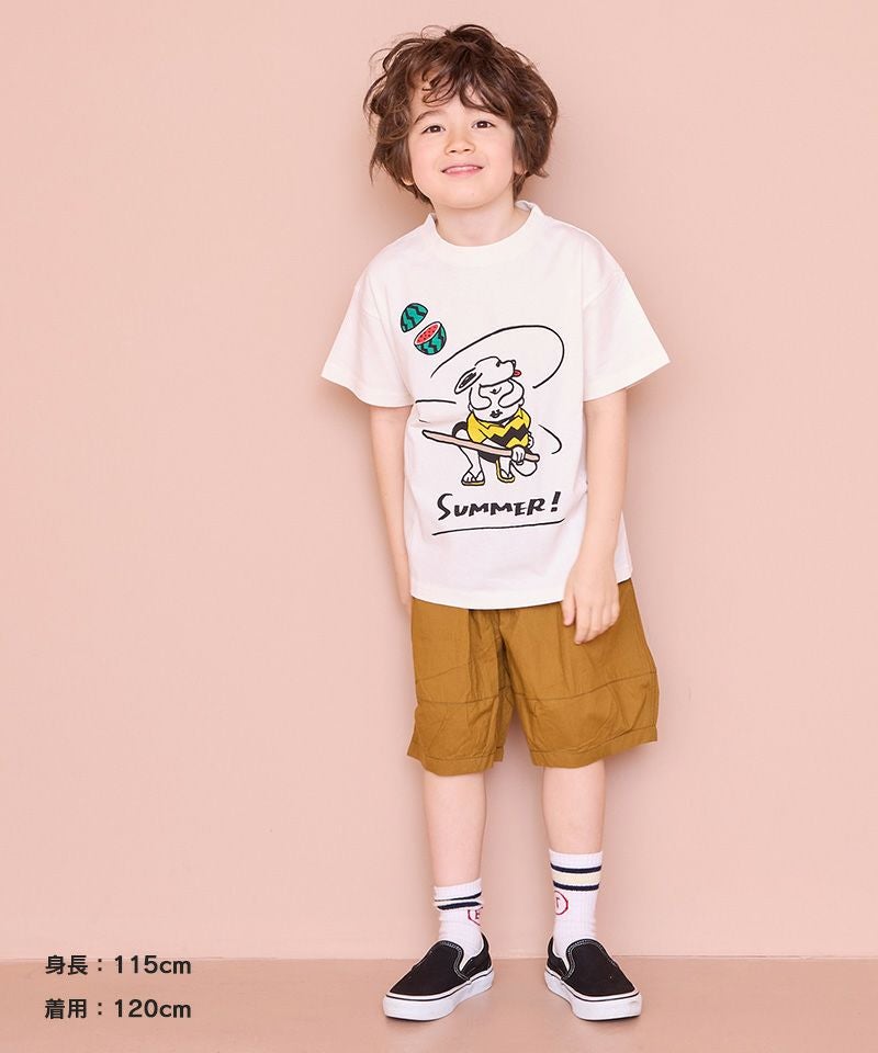 ぷりんブリーズ Tシャツパンツ マーキーズTシャツ パンツ150サイズ OUTLET】ポプリン6ブタケビックショートパンツ ｜ ボトムス ｜ 子供服