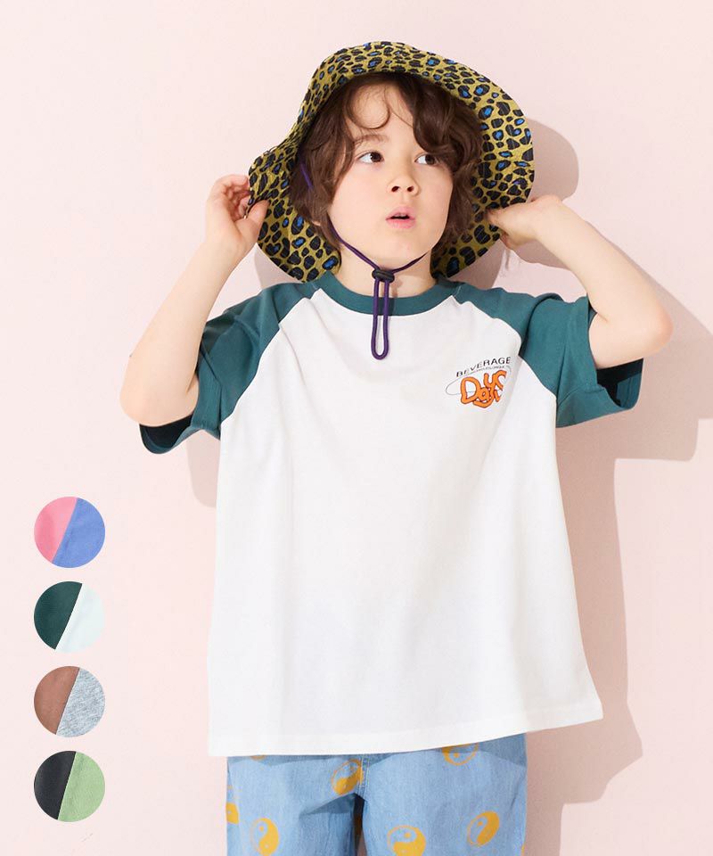 ゼンゴプリントラグランTシャツ ｜ トップス ｜ 子供服のセレクト