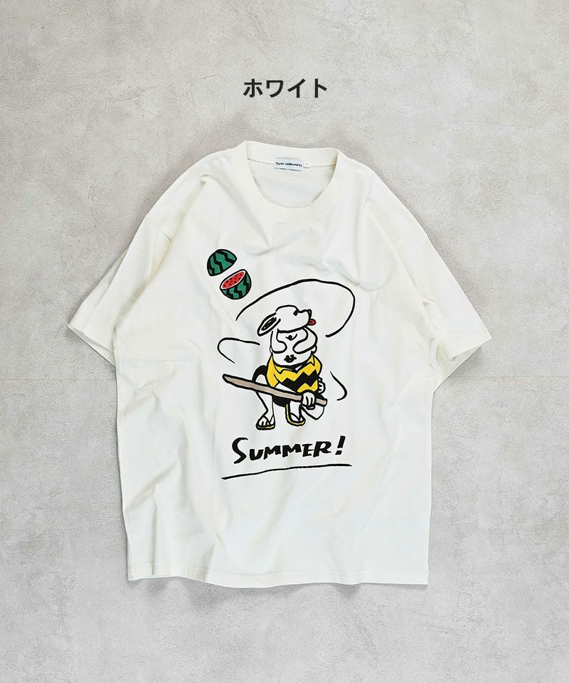 YUKI　新品 Tシャツ ホワイト Mサイズ YUKI HORIMOTO プリントTシャツ(160～180cm) ｜ トップス ｜ 子供服の