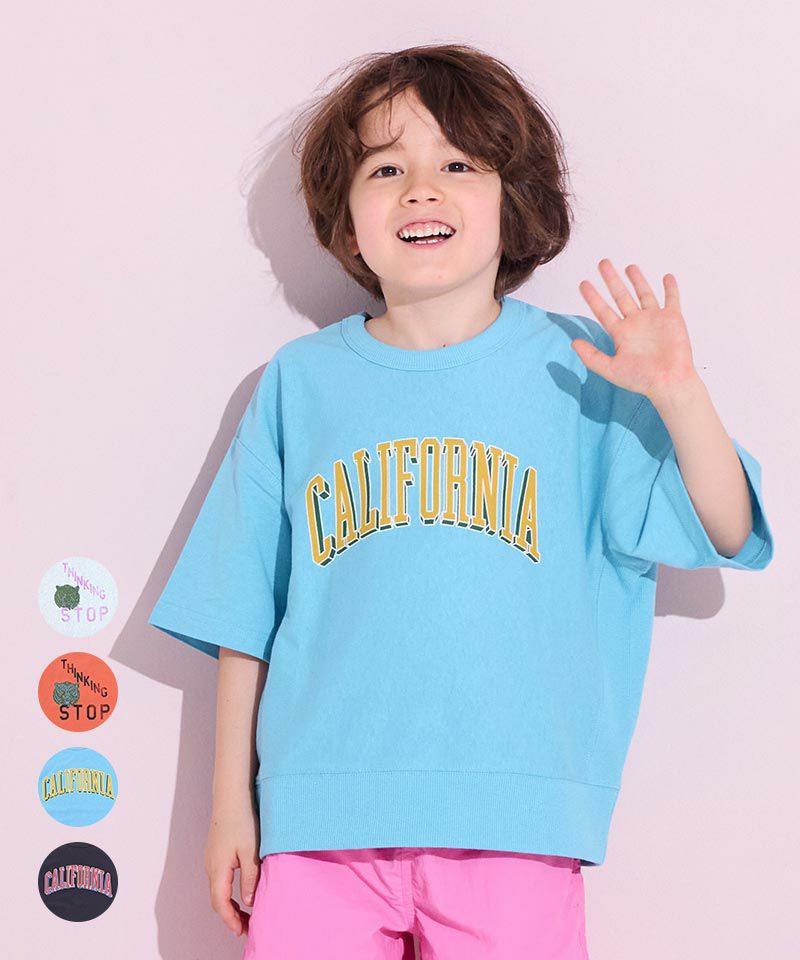 TIME SALE】ハンソデリブツキプリントTシャツ ｜ トップス ｜ 子供服